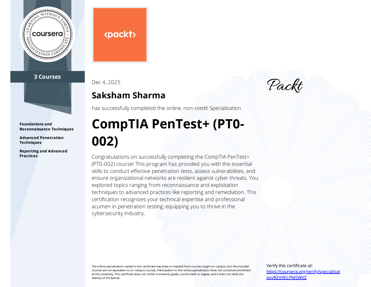 CompTIA PenTest+ Training